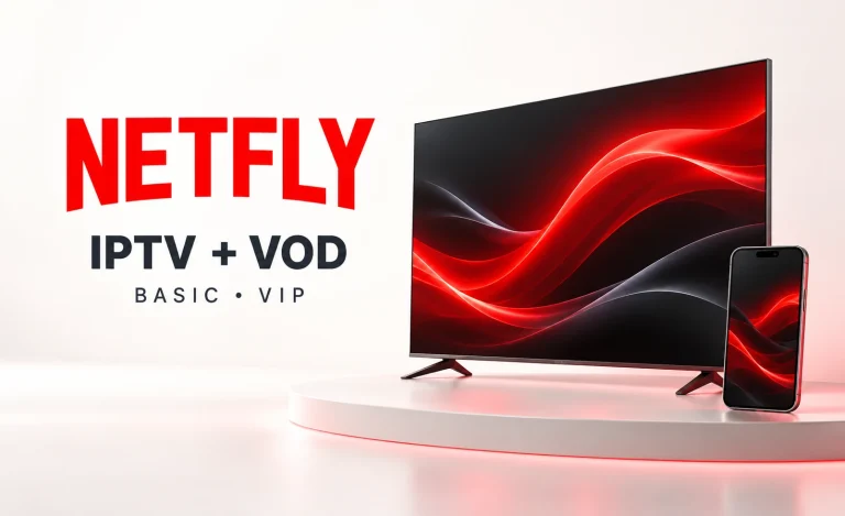 اشتراک Netfly IPTV و VOD با پلن‌های Basic و VIP